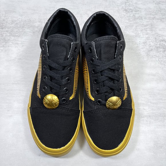 Vans Harry Potter Old Skool Golden Snitch Sneakers - Women's Size 7 / Men's 5.5 - Picture 7 of 10